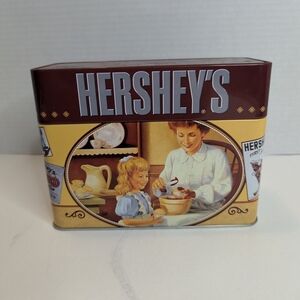 Hershey's Vintage Tin Box With Recipe Cards